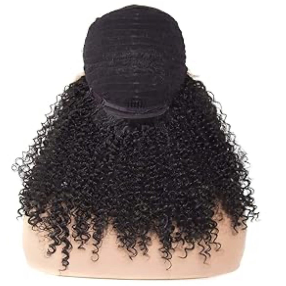 Afro Kinky Synthetic L Part Lace Front Curly Wig 18” - Picture 4 of 8